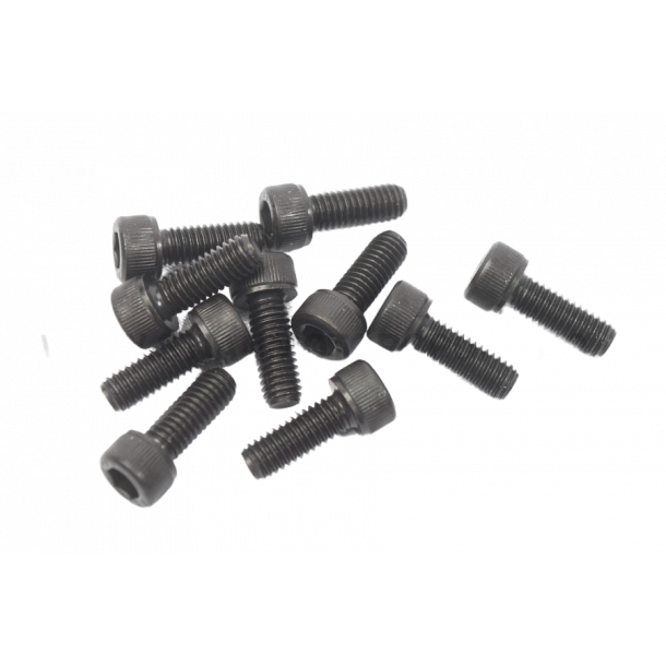 (262) IAME Norswift M5x16mm unbrako bolt, svart. (pris per stk)