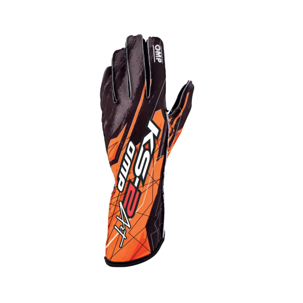 OMP KS-2 ART kjrehansker, orange, str L