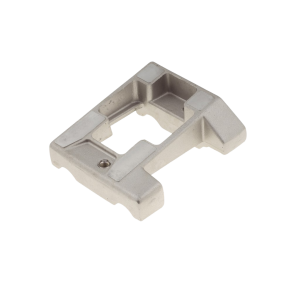 (D) OTK 92x28mm vinklet motorfeste i aluminium, ikke borret