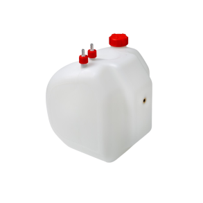 (B) OTK bensintank til stor kart 8.5 liter med rdt tanklokk og tilkoblinger 