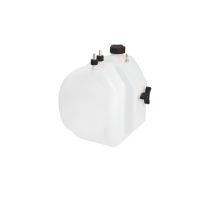 (C) OTK bensintak til stor kart 8.5 liter m/retur (KZ) med svart tanklokk og tilkoblinger 