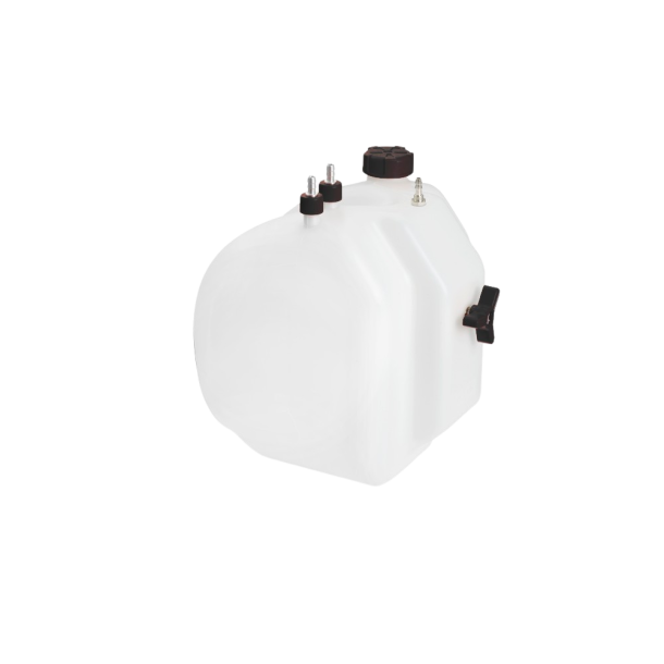 (C) OTK bensintak til stor kart 8.5 liter m/retur (KZ) med svart tanklokk og tilkoblinger 