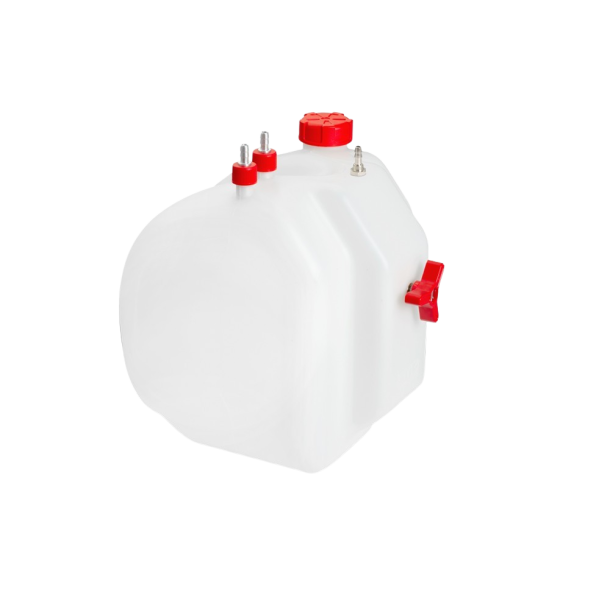 (C) OTK bensintak til stor kart 8.5 liter m/retur (KZ) med rdt tanklokk og tilkoblinger 