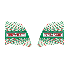 Tony Kart klistremerke til 3 liter bensintank (liten kart)