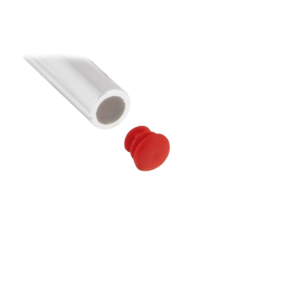 (H) OTK 12mm plastikk plugg til helsttte, rd