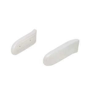 (D) OTK M10 side potong venstre/hyre i hvit til stor kart, pris per stk