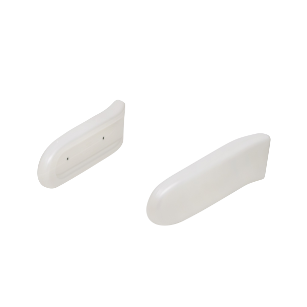 (D) OTK M10 side potong venstre/hyre i hvit til stor kart, pris per stk