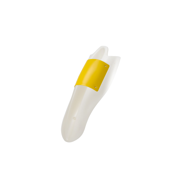 (B1) OTK M8 rattkpe med nummerplate til liten kart, hvit