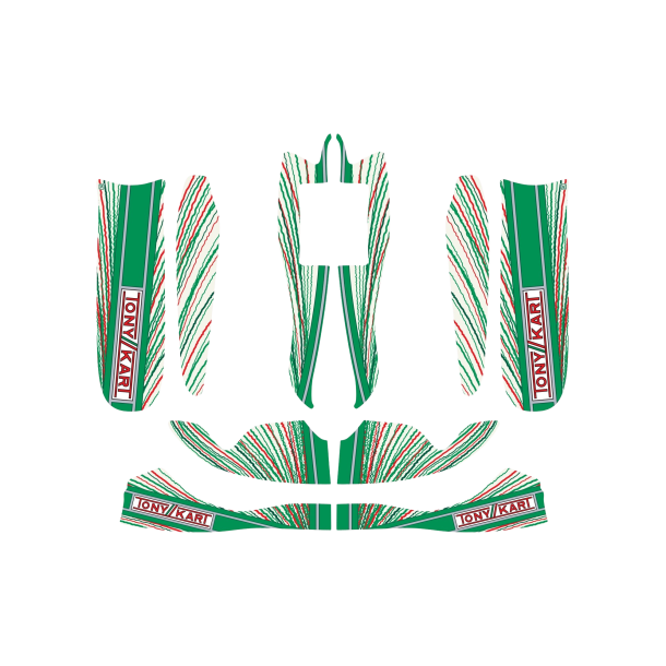 Tony Kart dekor kit til M8 2022, liten kart