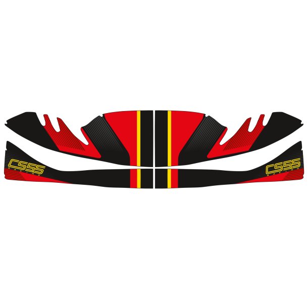 CS55 dekor kit til M9 2025 frontfanger, liten kart