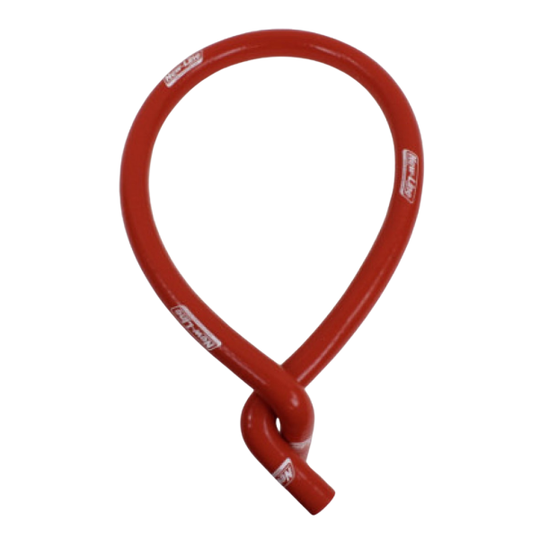 New-Line silikonslange, 90 grader i begge ender, rd