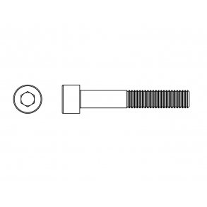 (1) M6x35mm unbrako bolt