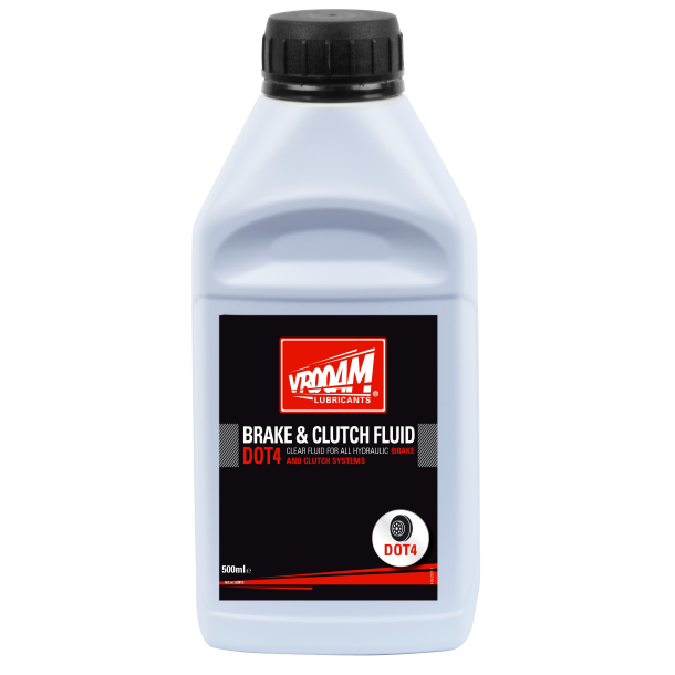Vrooam Brake & Clutch fluid plus, DOT4 bremsevske, 500ml