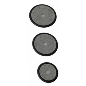 NEK seteskiver i forskjellige strrelser, svart (leveres i pakker p 2 stk)