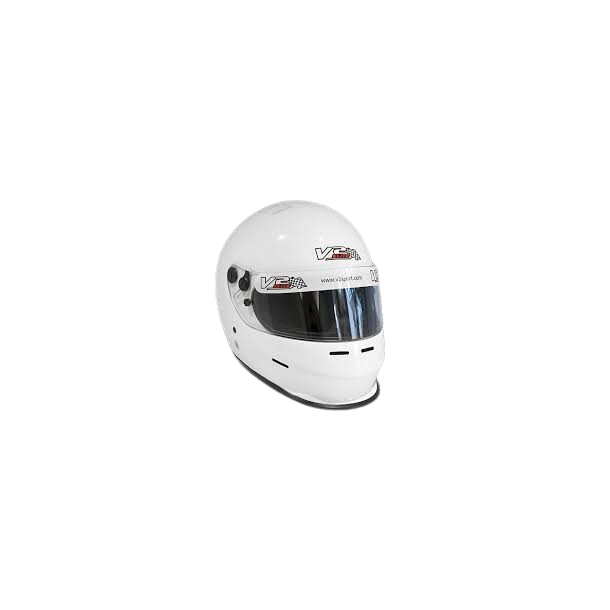 V2 CMR gokart hjelm, hvit