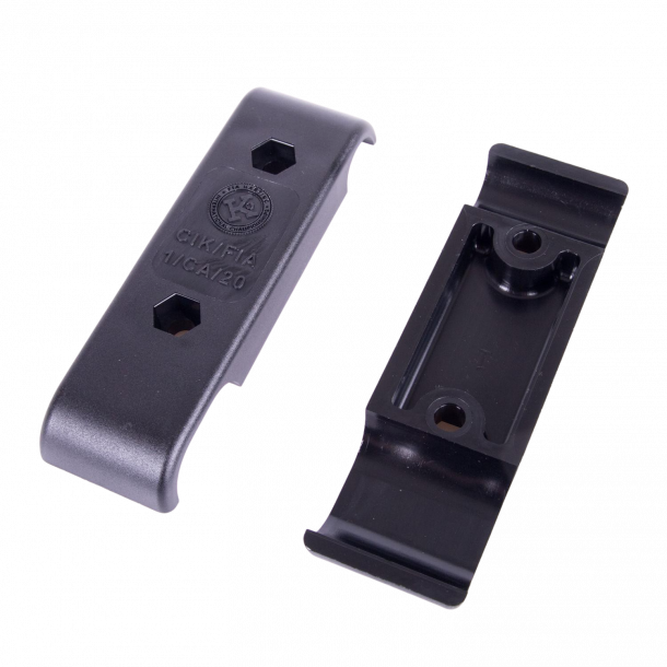 (24) DR Racing Kart plastikk holder mellom vre og nedre frontfanger byler (pris for 1 par)