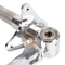 (2) DR Racing Kart 10-25mm spindel til KZ V11, versjon B, komplett (standard nyere DR)