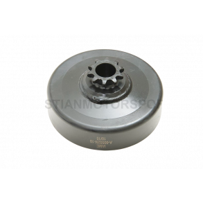 (122) IAME Norswift clutchtrommel med drev (10t eller 11t)