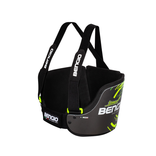 Bengio Bumper Lady, spesialversjon til jenter/damer i gr/gul (OBS IKKE CIKFIA godkjent)