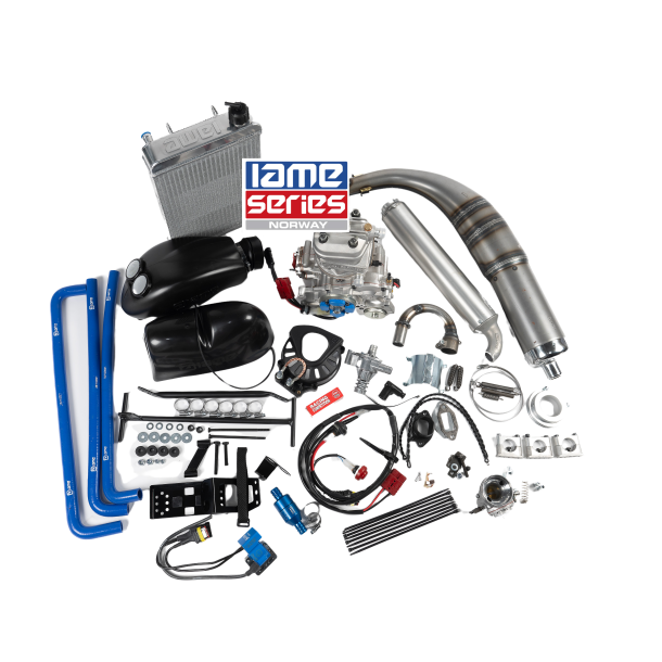 Iame Parilla X30 Junior motor med ny 2024 lyddemper