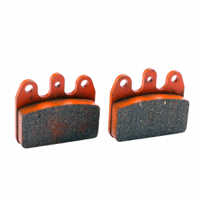 (19) DR Racing Kart 14.5mm rde bremseklosser til 180mm skive (skive D.SL1.00373), (OBS per stk)