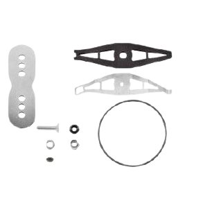 (20) DR Racing Kart komplett festekit til luftboks, flat kort