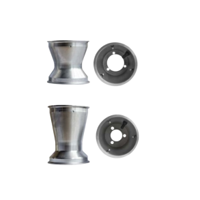 (9) DR Racing Kart H130-H180mm aluminium felgsett for regndekk