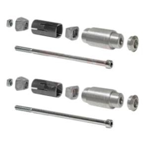 (13) DR Racing Kart festekit til 28mm ramme (1 par) (liten kart med lang hylse)