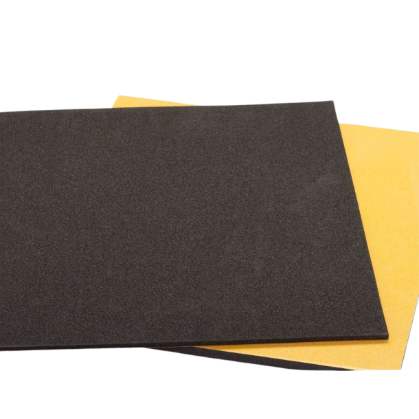 Tillett 9mm sete padding i str 330x375mm, svart