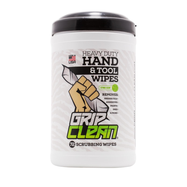 Grip Clean hnd og verkty wipes, 72 stk