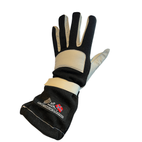 Racing Kart kjrehansker m/brodert logo, svarte