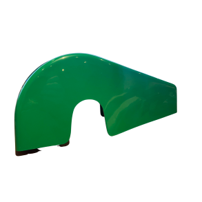 Tillett kjedekasse i glassfiber, grnn