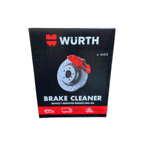 Wurth bremserens 500ml sprayboks, eske med 6 spraybokser