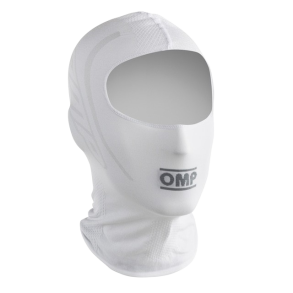OMP Balaclava til karting, hvit