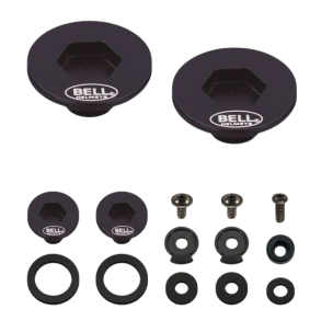 Bell Racing skruesett til hjelm, svart