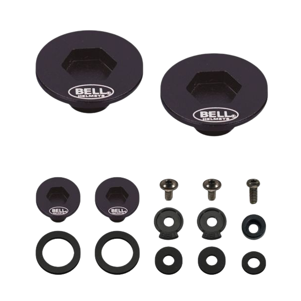 Bell Racing skruesett til hjelm, svart