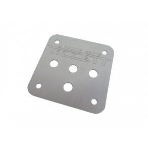 Tillett aluplate for setemontering (enklere  flytte sete)