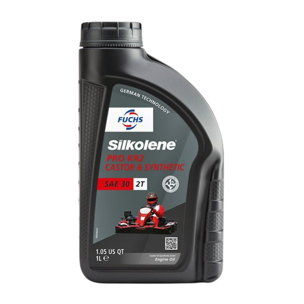 Silkolene PRO KR2 castor & syntetisk 2-takts olje 1 liter