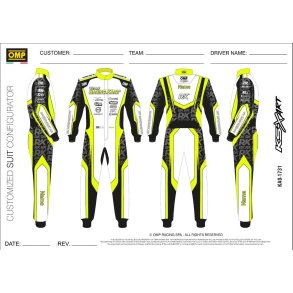 Team Racing Kart kjredress 2025 versjon by OMP