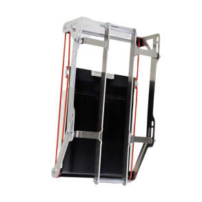  New-Line gardin til medium IAME X30 radiator, svart komplett med fester