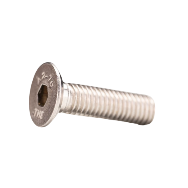 Tillett lav profil sete bolt M8x30mm i rustfritt st�l