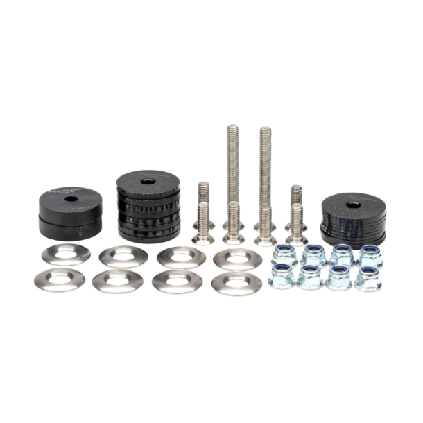 Tillett sett med ultra lave bolter til setemontering