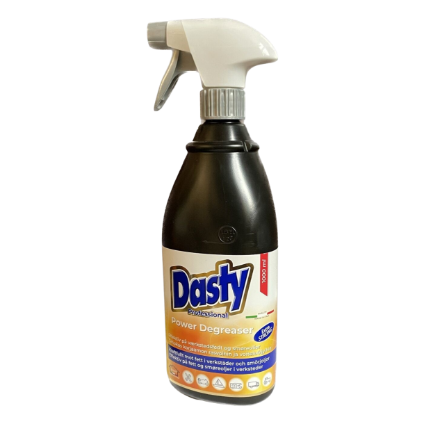 Dasty proffesional avfettingsspray til teks gokart, 1 liter sprayflaske