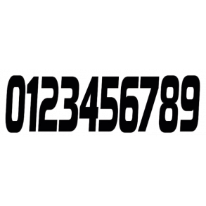 DR Racing Kart startnummer, ny versjon