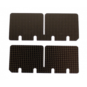 (173) IAME X30 carbon reedplater, pris per sett