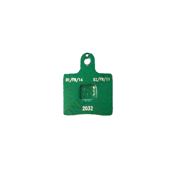 (14+10) DR Racing Kart bremseklosser til bakbrems p smkarter eller frambrems p KZ Grønn