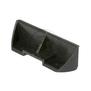 (3) RR helsttte i plast, svart. Pris per stk