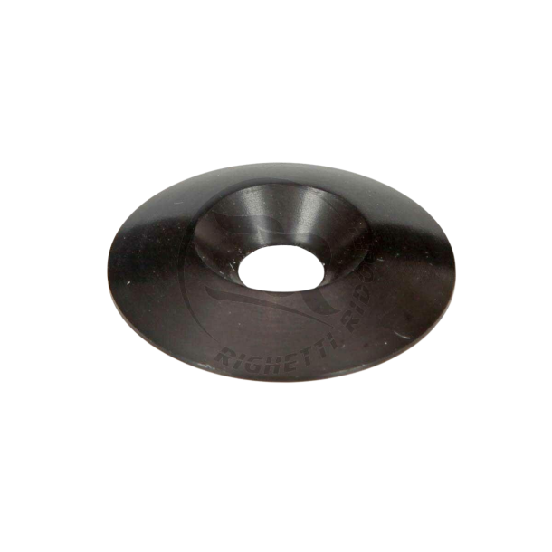 RR 34x8mm aluminium senkskive til sete, svart