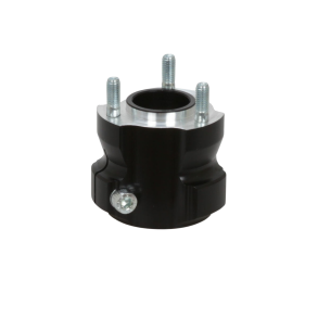 RR 50mm aluminium boss til bakhjul 65mm lengde, 1 festebolt, svart