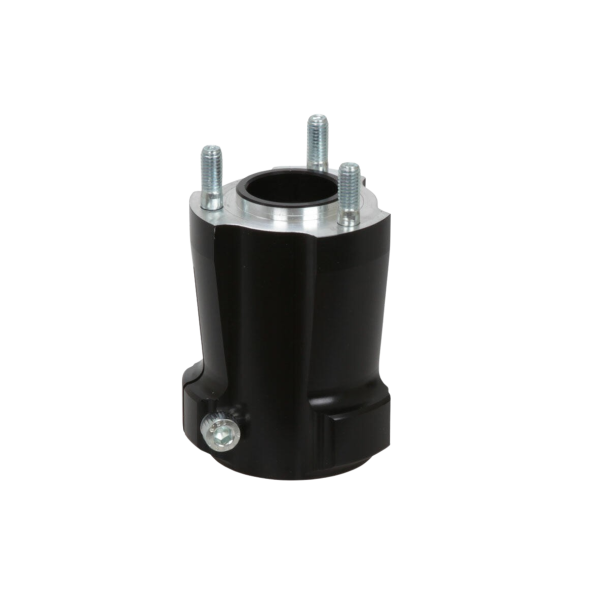 RR 50mm aluminium boss til bakhjul 95mm lengde, 1 festebolt, svart